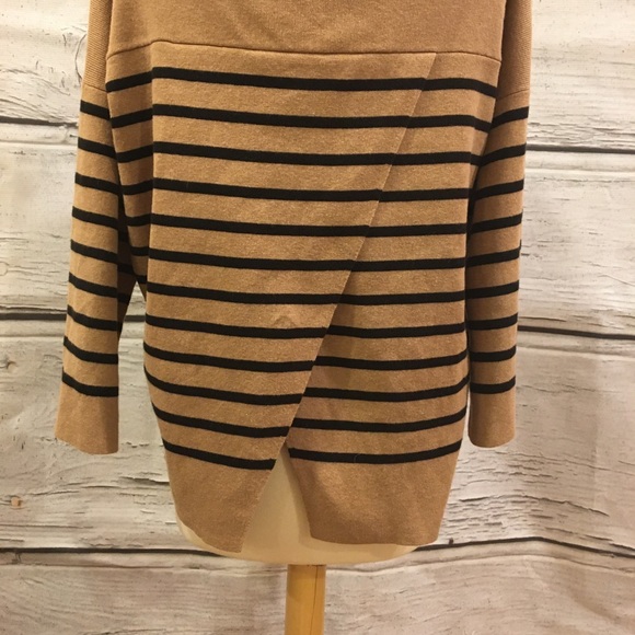LOFT Tulip Back Striped Sweater - Picture 3 of 3
